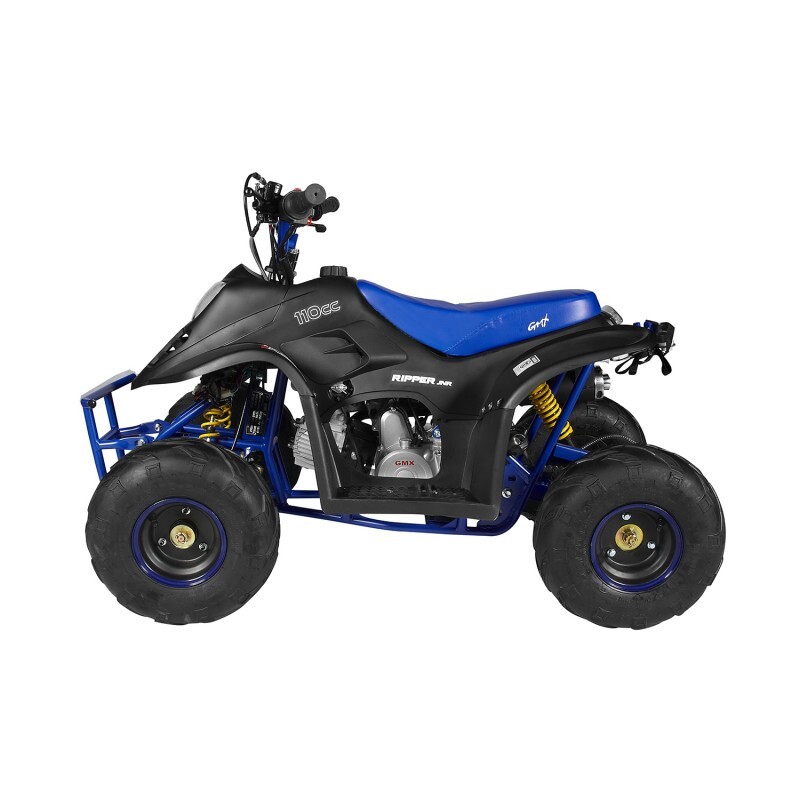 GMX 110cc Ripper-X Junior Kids Quad Bike – Black / Blue