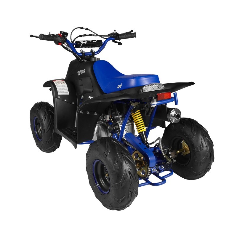 GMX 110cc Ripper-X Junior Kids Quad Bike – Black / Blue