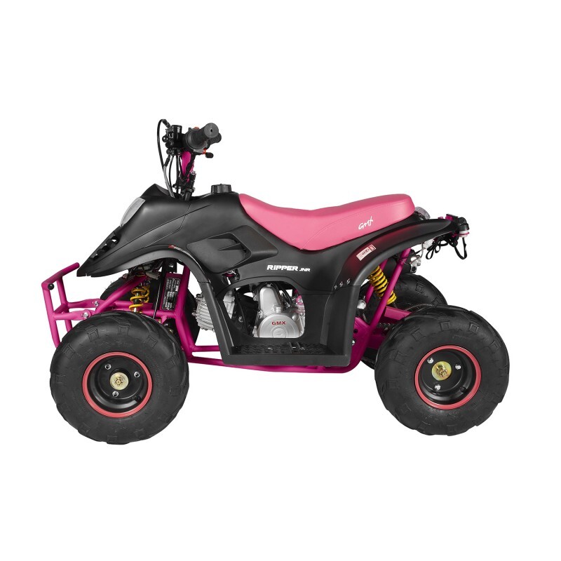GMX 70cc Ripper-X Junior Kids Quad Bike – Black / Pink