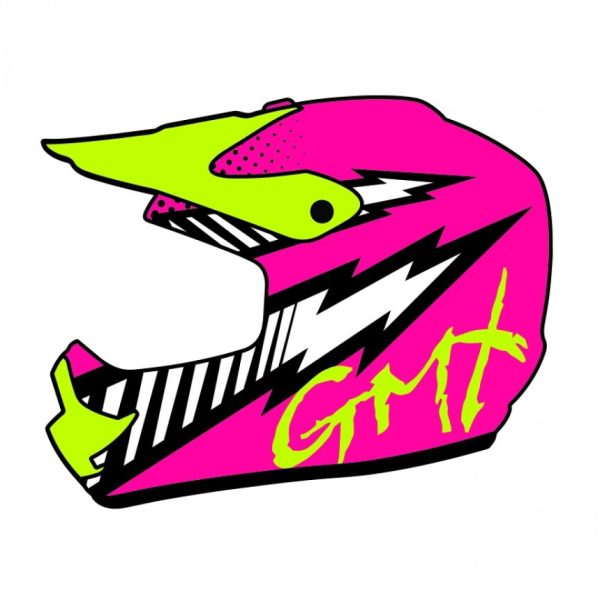 GMX Motocross Junior Helmet Pink – Large