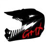 GMX Motocross Junior Helmet Black – Medium